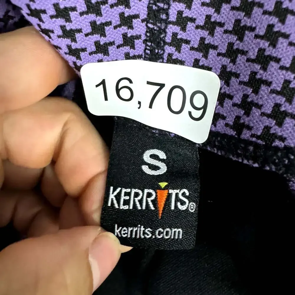 Kerrits Women's Size Small Black / Purple Skinny Leg Equestrian Pants